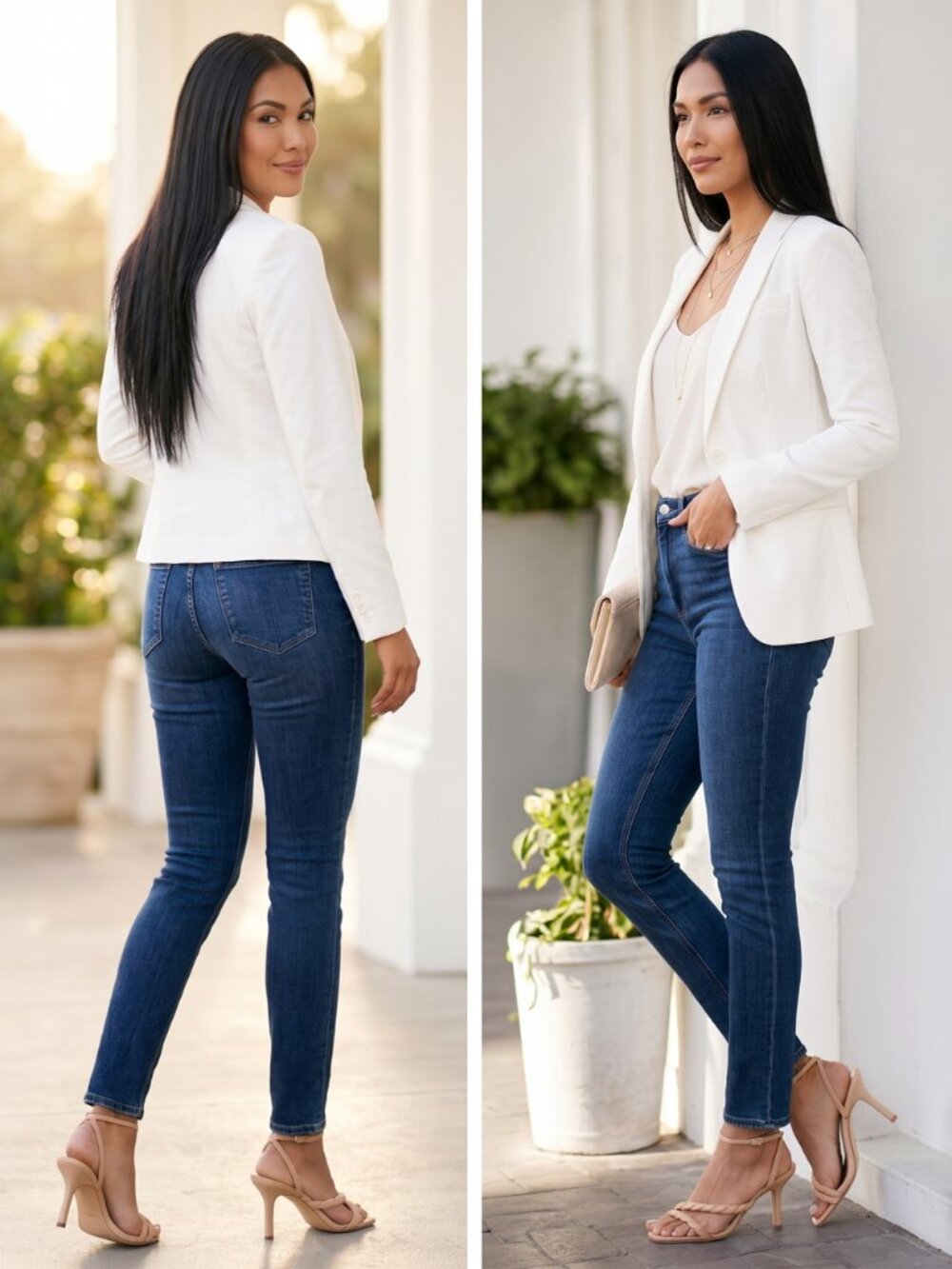PAIGE Gemma High Rise Cigarette Jeans Womens Size 27 Sketchbook WA048 - Picture 5 of 15